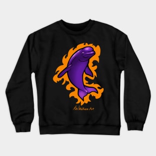 Rad Beluga Design Crewneck Sweatshirt